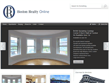 Tablet Screenshot of bostonrealtyonline.com